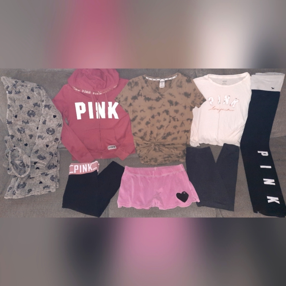 PINK BY VICTORIAS SECRET LOT ALL SIZE SMALL